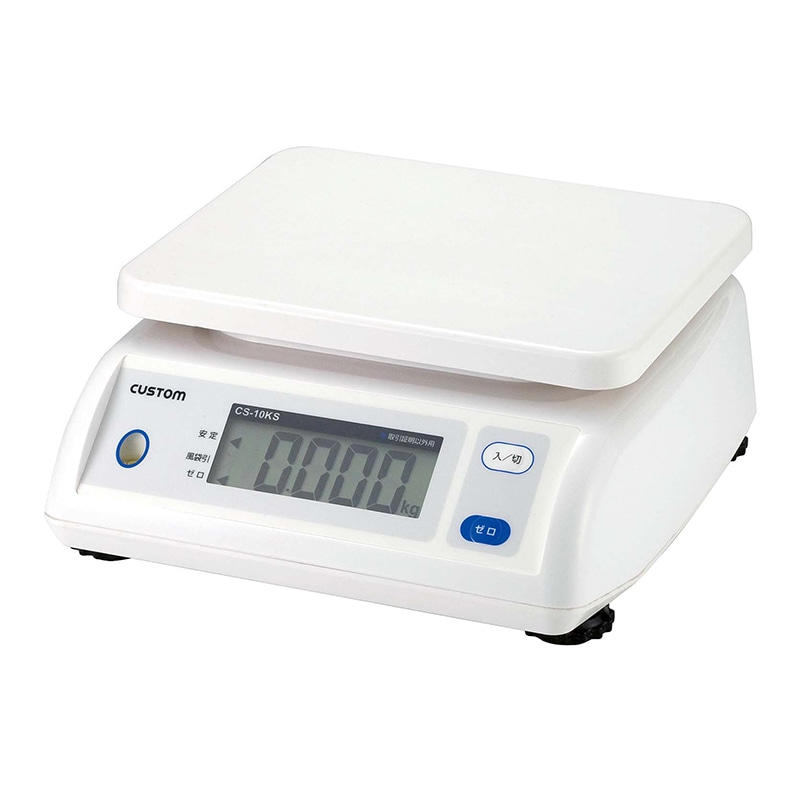 カスタム 簡易防滴デジタルはかり CS-20KS 20kg 1個(ご注文単位1個)【直送品】