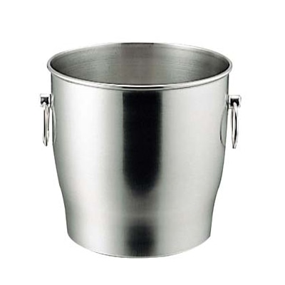 SUS 18-8 ワインクーラー 模様無 1個(ご注文単位1個)【直送品】