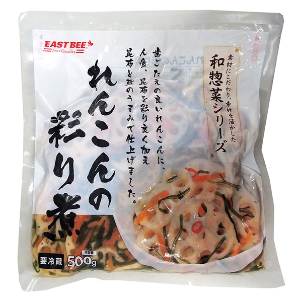 トーホー EAST BEE 和惣菜シリーズ れんこんの彩り煮 500g 冷蔵 1パック※軽(ご注文単位1パック)※注文上限数12まで【直送品】