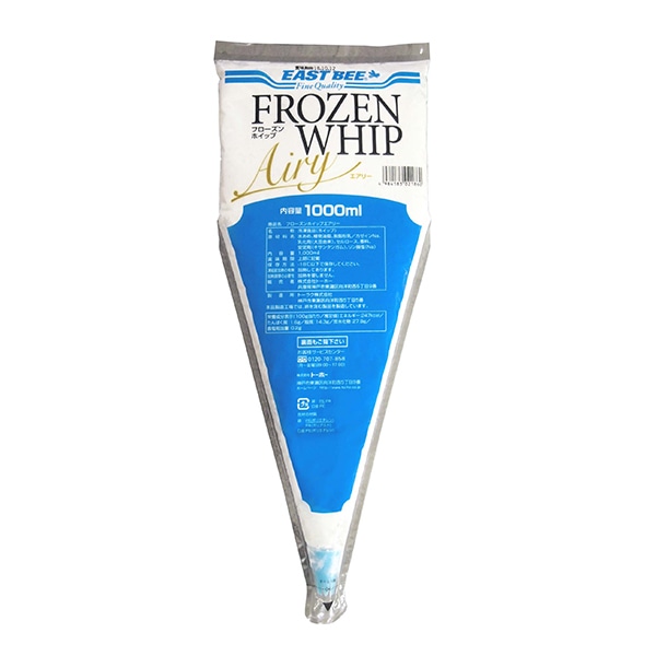 トーホー EAST BEE フローズンホイップ エアリー 1L 冷凍 1本※軽(ご注文単位1本)※注文上限数12まで【直送品】