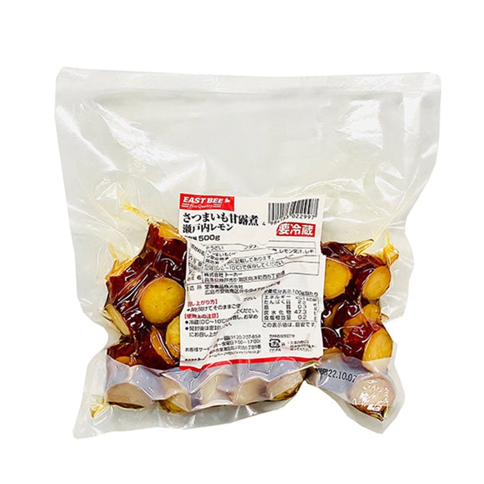 トーホー 和惣菜シリーズ さつまいも甘露煮 瀬戸内レモン 500g 冷蔵 1個※軽(ご注文単位1個)※注文上限数12まで【直送品】