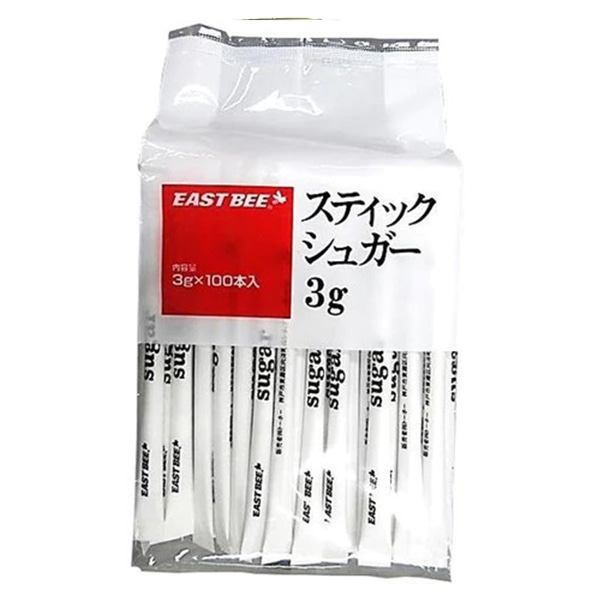 トーホー EAST BEE スティックシュガー 3g×100本 常温 1個※軽(ご注文単位1個)※注文上限数12まで【直送品】