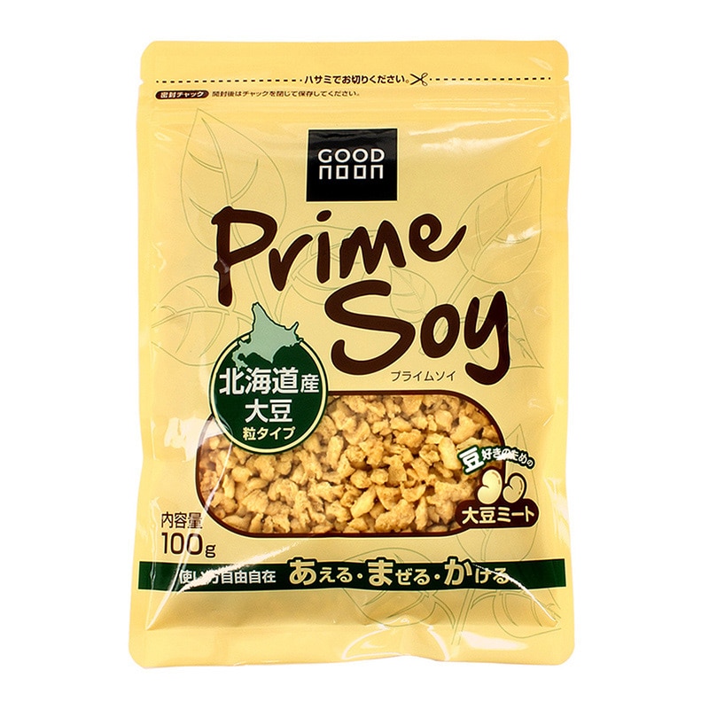 不二製油ソヤファームクラブ GOODNOON　プライムソイ　粒タイプ 100g 1袋 ※軽（ご注文単位1袋）【直送品】