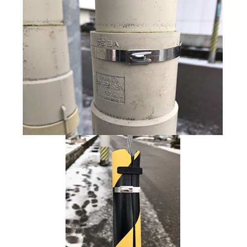 アイガーツール ステンレスケーブルタイ 4.6×300 ESK463-15 1束(ご注文単位1束)【直送品】