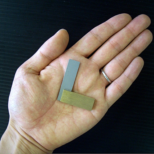 アイガーツール 精密真鍮スコヤ B-60 1個(ご注文単位1個)【直送品】