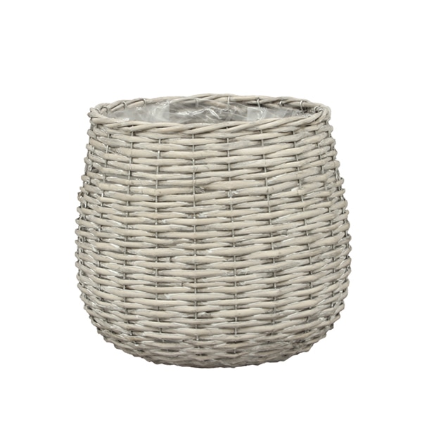 大橋新治商店 ラウンドバスケット　シャビーウィロー K7 11-217 1個（ご注文単位1個）【直送品】