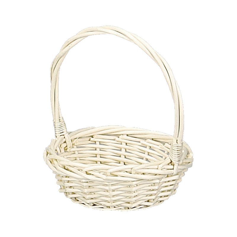 大橋新治商店 バスケット 丸　小　ハンドル付 11-402 1個（ご注文単位7個）【直送品】