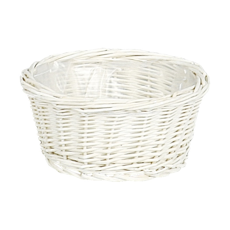 大橋新治商店 アレンジバスケット　ウィロー S　ホワイト 11-901 1個（ご注文単位10個）【直送品】
