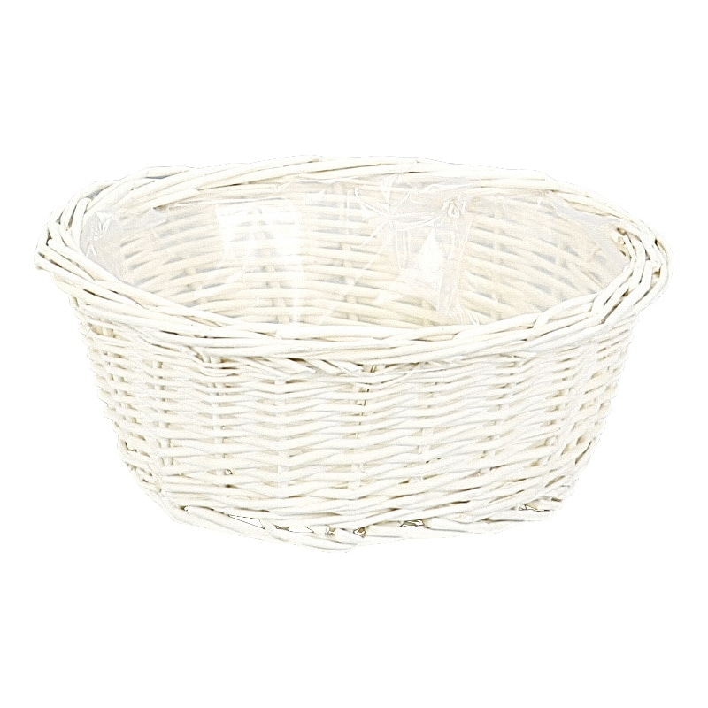 大橋新治商店 アレンジバスケット　ウィロー 寄せM　ホワイト 11-904 1個（ご注文単位6個）【直送品】