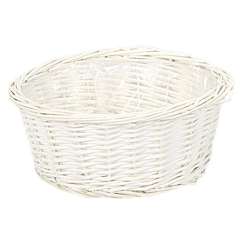 大橋新治商店 アレンジバスケット　ウィロー 寄せL　ホワイト 11-905 1個（ご注文単位1個）【直送品】