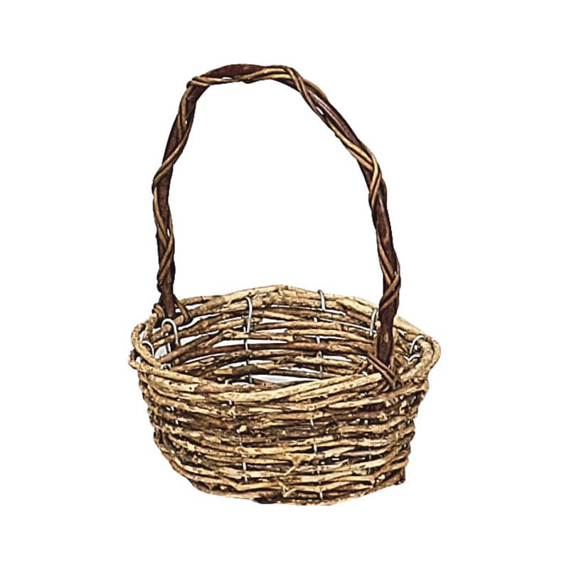 大橋新治商店 カゴ　くるーる 丸小　ハンドル付 13-923 1個（ご注文単位10個）【直送品】