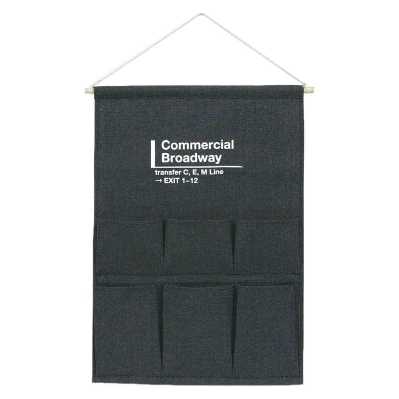 大橋新治商店 ウォールポケット ネイビー 16-210 1個（ご注文単位1個）【直送品】