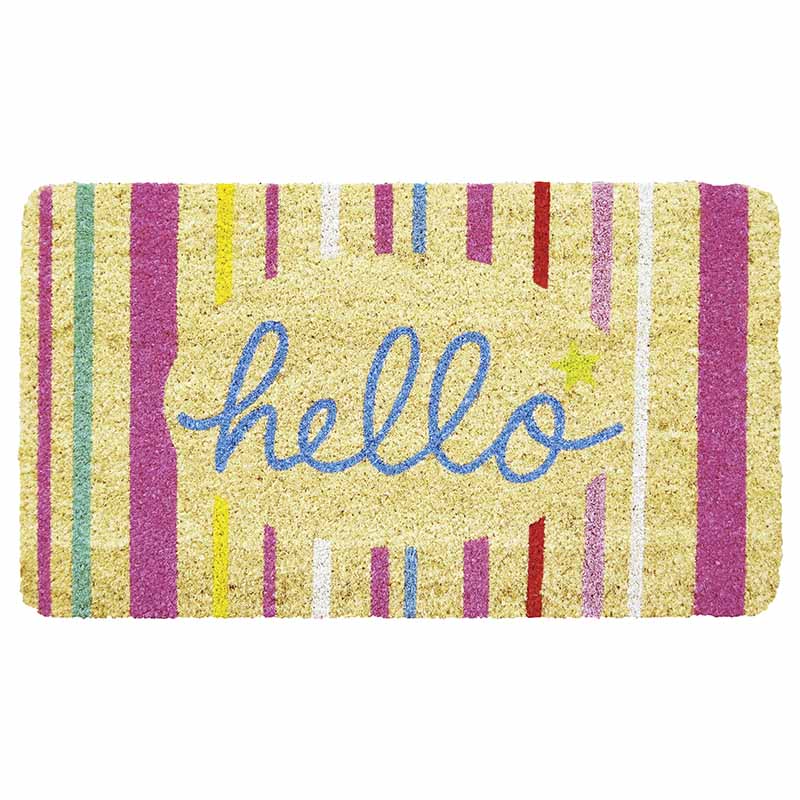 大橋新治商店 コイヤーマット　モチーフ ハロー 17-057 1個（ご注文単位1個）【直送品】