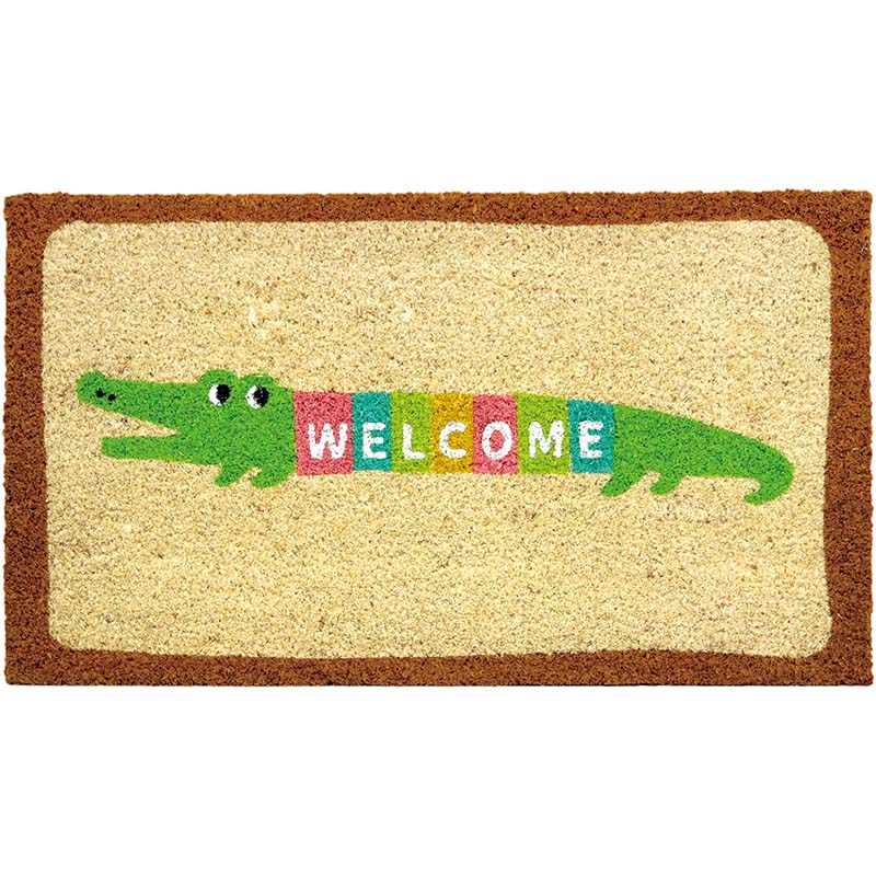 大橋新治商店 コイヤーマット　アニマル カラフルワニ 17-067 1個（ご注文単位1個）【直送品】