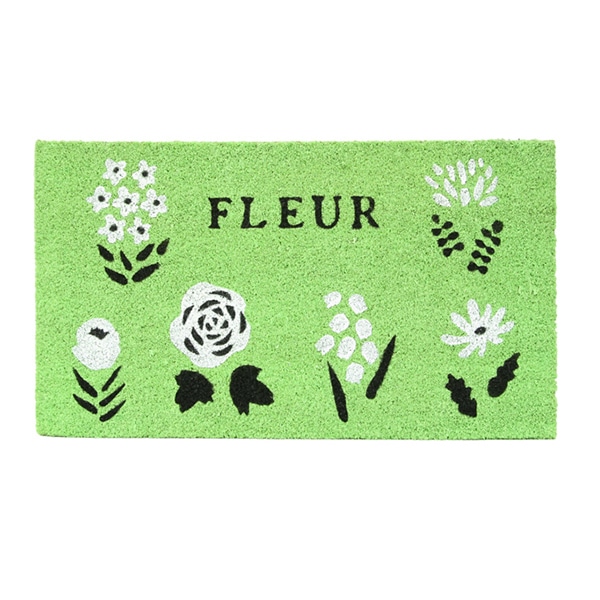 大橋新治商店 コイヤーマット　モチーフ フルール 17-084　1個（ご注文単位1個）【直送品】