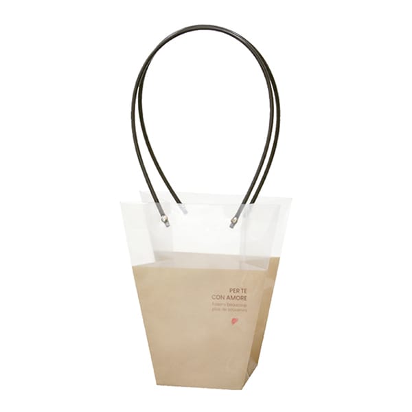 大橋新治商店 プリントフラワーバッグ アモーレ D5号 18-085 1個（ご注文単位10個）【直送品】