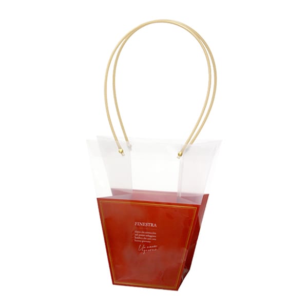 大橋新治商店 プリントフラワーバッグ フィネストラ D5号 18-095 1個（ご注文単位10個）【直送品】