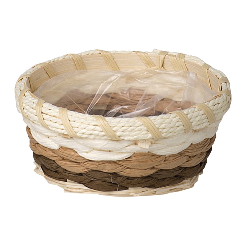 大橋新治商店 アレンジバスケット アレンジS ブラウン 20-931 1個(ご注文単位20個)【直送品】