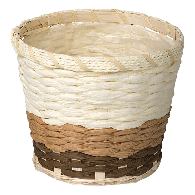 大橋新治商店 アレンジバスケット D5号 ブラウン 20-955 1個(ご注文単位1個)【直送品】