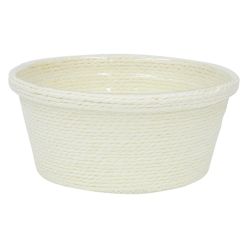 大橋新治商店 ライナー付バスケット ペプリ アレンジL アイボリー 22-033 1個(ご注文単位10個)【直送品】