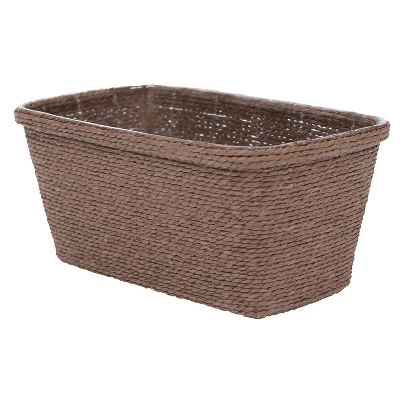 大橋新治商店 ライナー付バスケット ペプリ D3.5号W ブラウン 22-213 1個(ご注文単位6個)【直送品】