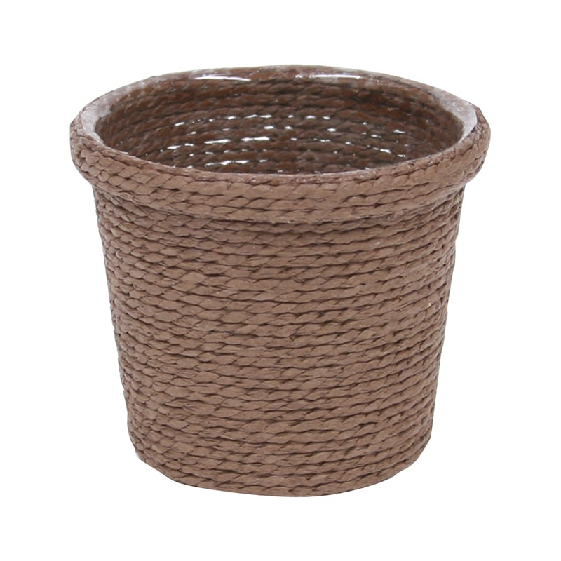大橋新治商店 ライナー付バスケット ペプリ D3号 ブラウン 22-222 1個(ご注文単位20個)【直送品】