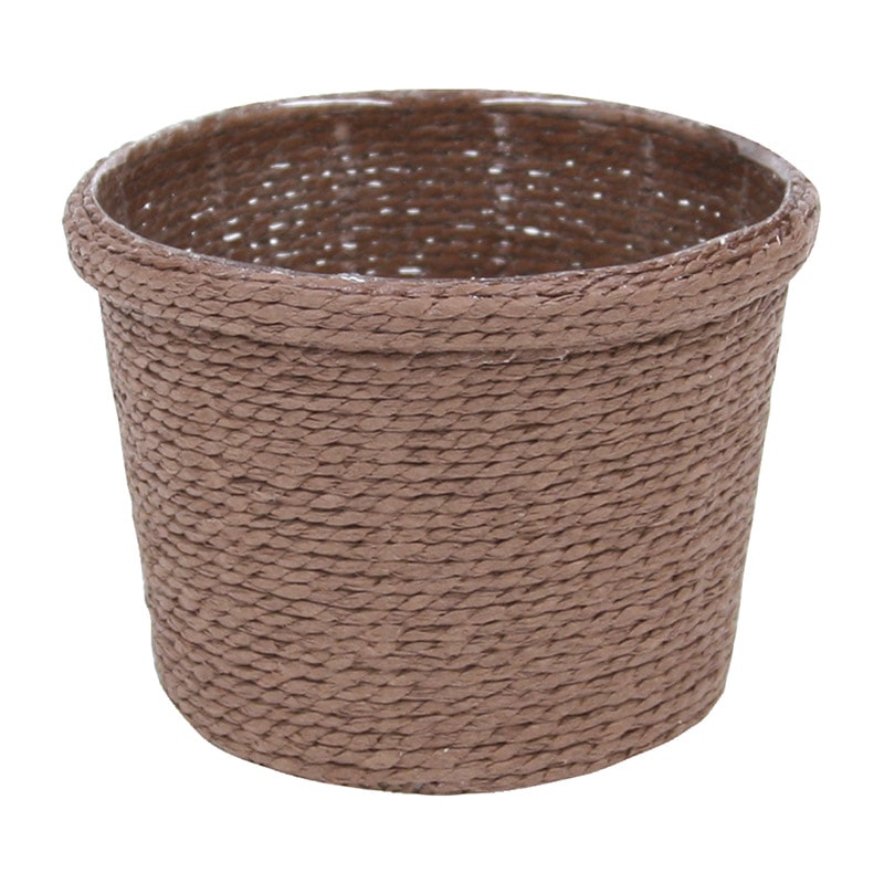 大橋新治商店 ライナー付バスケット ペプリ D3.5号 ブラウン 22-223 1個(ご注文単位10個)【直送品】