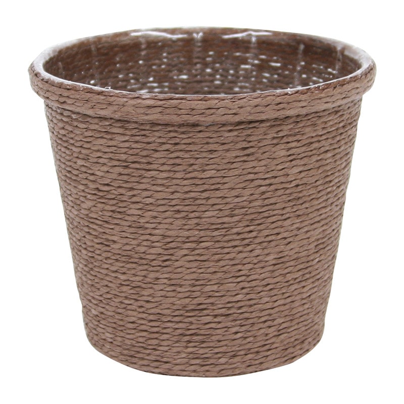大橋新治商店 ライナー付バスケット ペプリ D4号 ブラウン 22-224 1個(ご注文単位5個)【直送品】