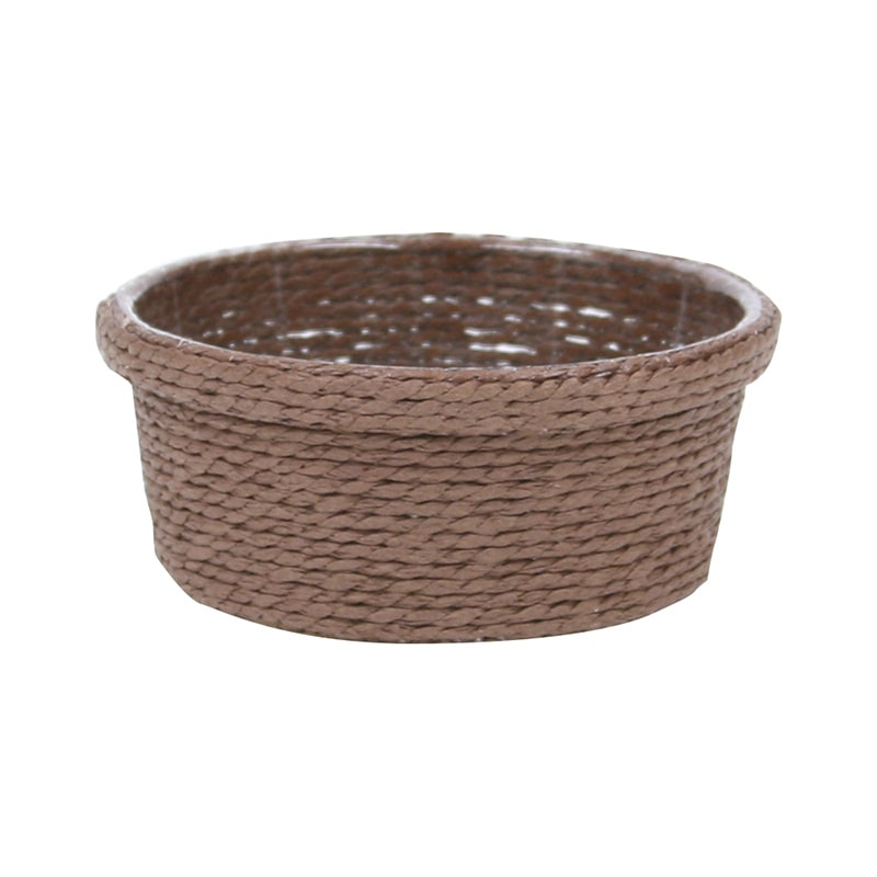 大橋新治商店 ライナー付バスケット ペプリ アレンジS ブラウン 22-231 1個(ご注文単位20個)【直送品】