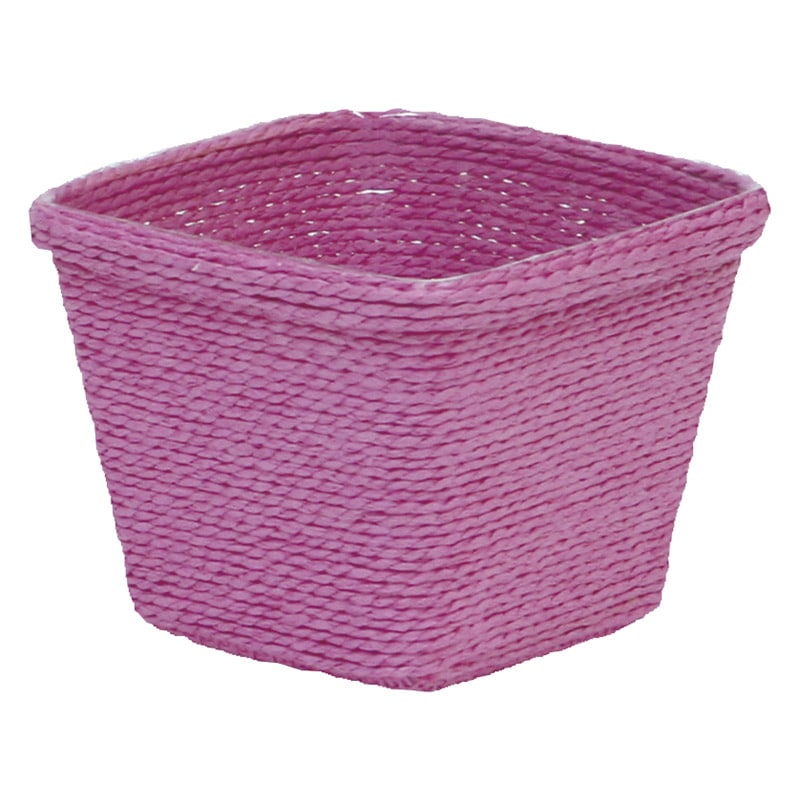 大橋新治商店 ライナー付バスケット ペプリ スクエアD3.5号 ピンク 22-303 1個(ご注文単位12個)【直送品】