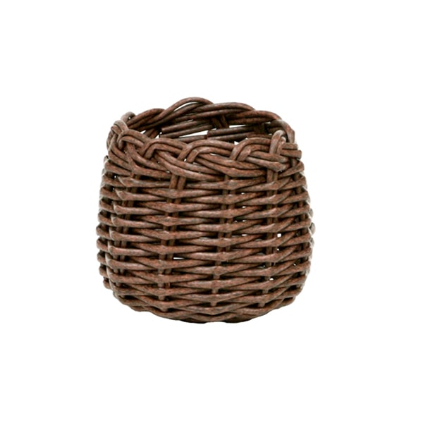 大橋新治商店 PPバスケット D3号 ブラウン 23-012 1個(ご注文単位96個)【直送品】