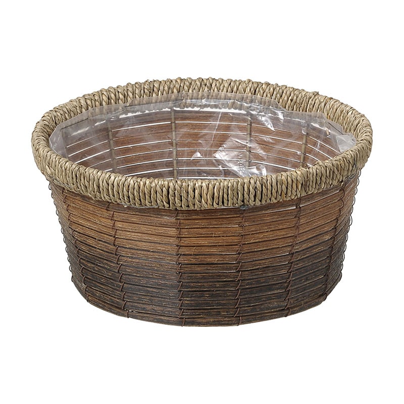 大橋新治商店 アレンジバスケット ホルツ 寄サークルS 23-154 1個(ご注文単位4個)【直送品】