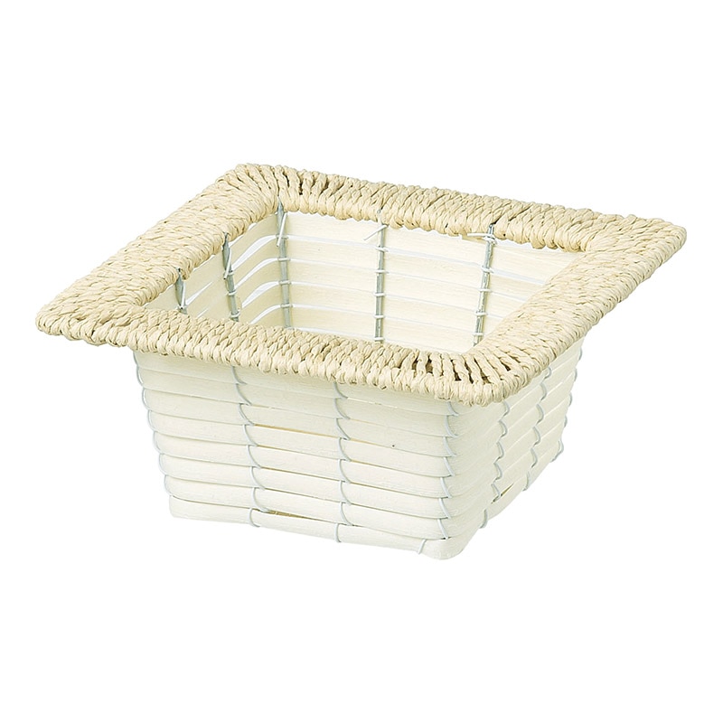 大橋新治商店 バスケット　ホルツ プリムS　ホワイト 23-481 1個（ご注文単位10個）【直送品】