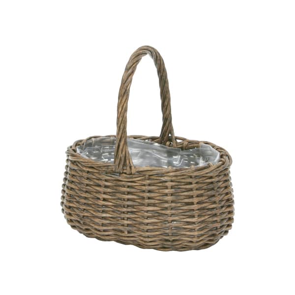 大橋新治商店 PPバスケット オーバル S 24-0126 1個（ご注文単位1個）【直送品】