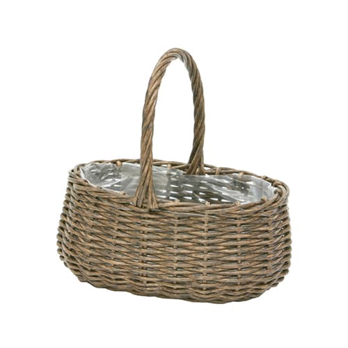 大橋新治商店 PPバスケット オーバル M 24-0136 1個（ご注文単位1個）【直送品】