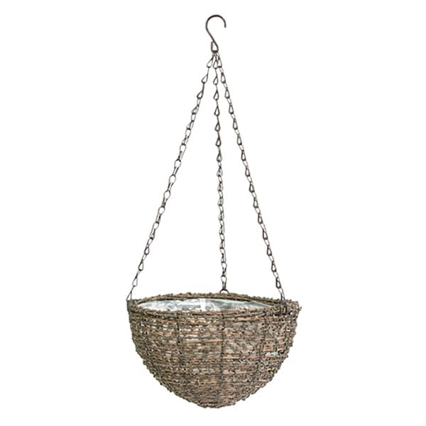 大橋新治商店 ハンギングバスケット カオルン 茶 M 24-0426 1個（ご注文単位1個）【直送品】