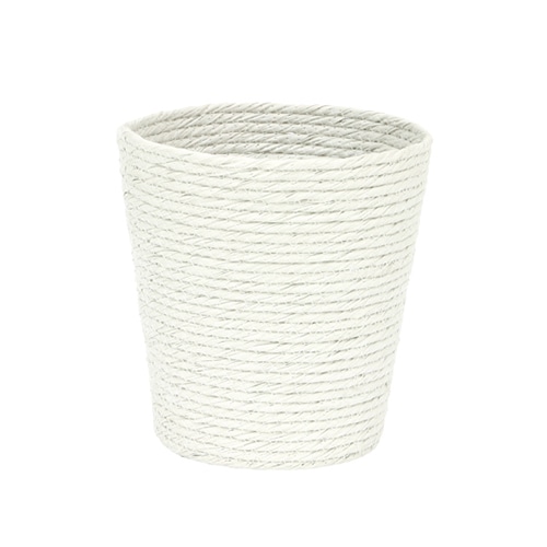 大橋新治商店 アレンジバスケット　ロレーヌ K5号　白 24-455　1個（ご注文単位1個）【直送品】