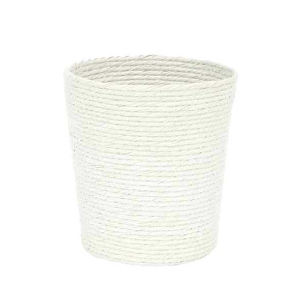 大橋新治商店 アレンジバスケット　ロレーヌ K6号　白 24-456　1個（ご注文単位1個）【直送品】