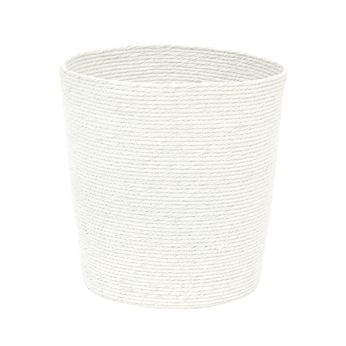 大橋新治商店 アレンジバスケット　ロレーヌ K10号　白 24-460　1個（ご注文単位1個）【直送品】