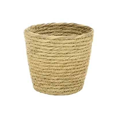 大橋新治商店 アレンジバスケット　ロレーヌ D3.5号　茶 24-463　1個（ご注文単位10個）【直送品】