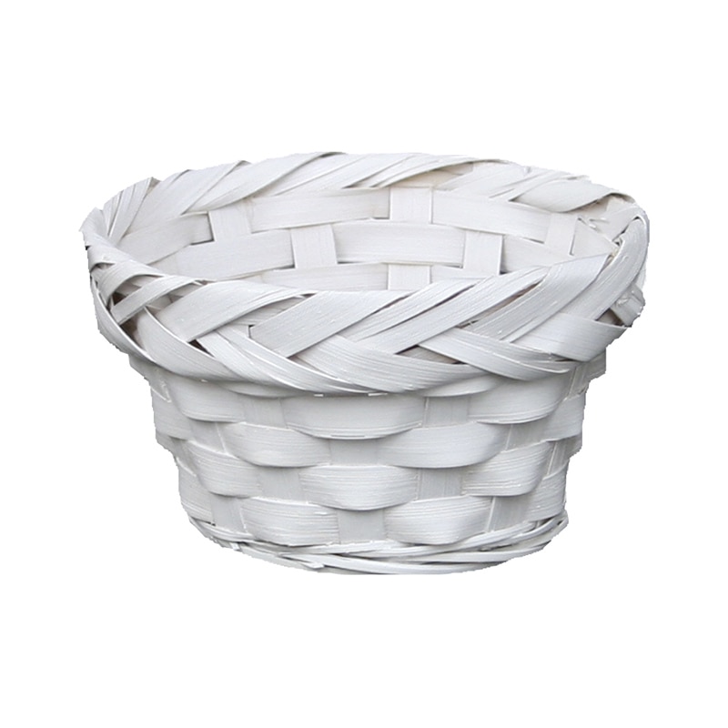 大橋新治商店 ライナー付バスケット アレンジS ホワイト 25-201 1個(ご注文単位20個)【直送品】