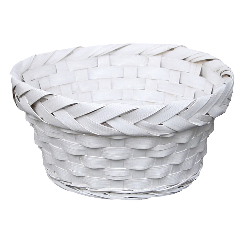 大橋新治商店 ライナー付バスケット アレンジL ホワイト 25-203 1個(ご注文単位20個)【直送品】