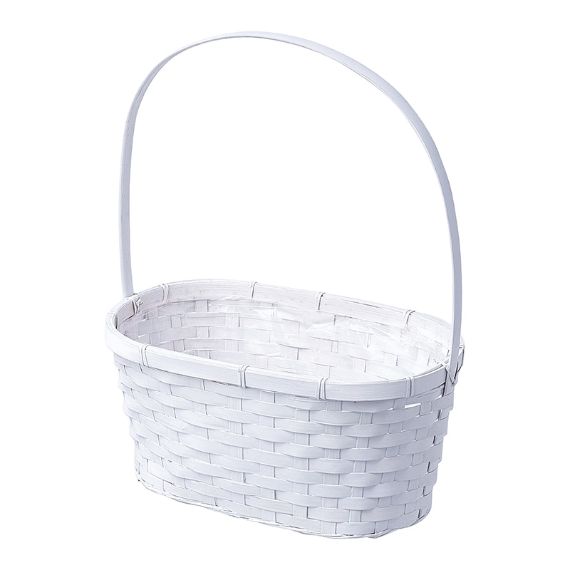 大橋新治商店 アレンジバスケット バイス D4号W ハンドル付 25-644 1個(ご注文単位1個)【直送品】