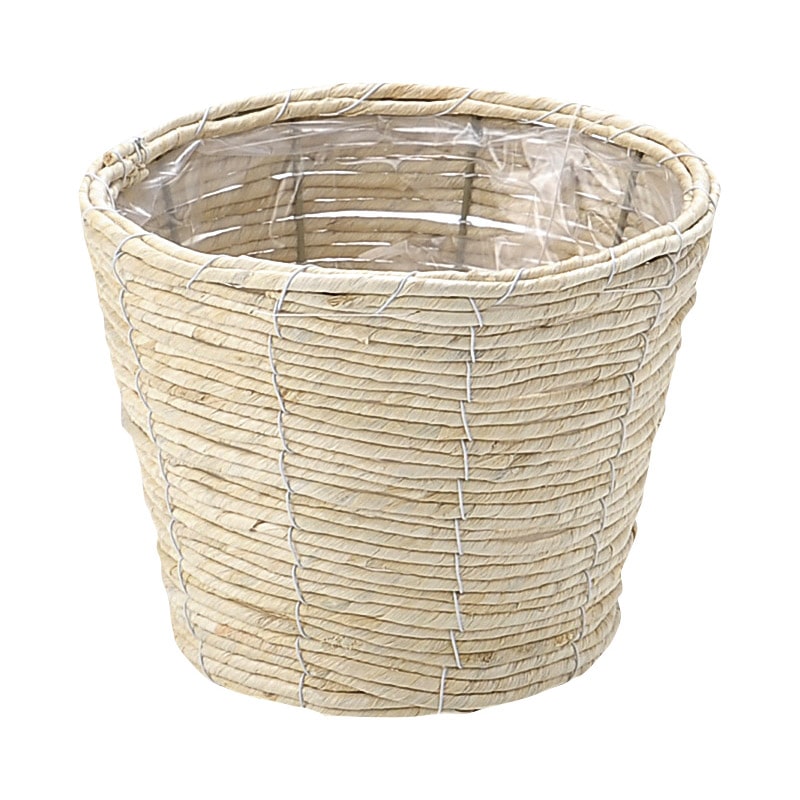 大橋新治商店 アレンジバスケット メイズ D5号 ホワイト 29-235 1個(ご注文単位1個)【直送品】