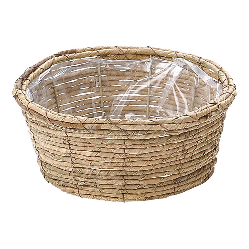 大橋新治商店 アレンジバスケット　バナナリーフ L　ブラウン 29-373 1個（ご注文単位6個）【直送品】