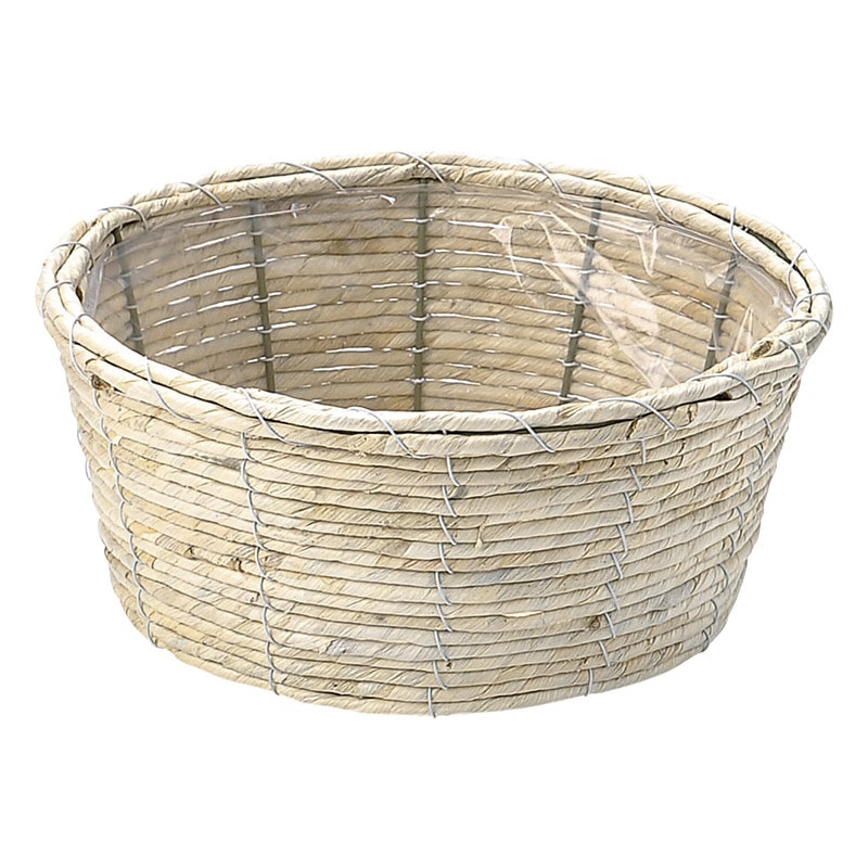 大橋新治商店 アレンジバスケット　メイズ 寄せS　ホワイト 29-384 1個（ご注文単位1個）【直送品】