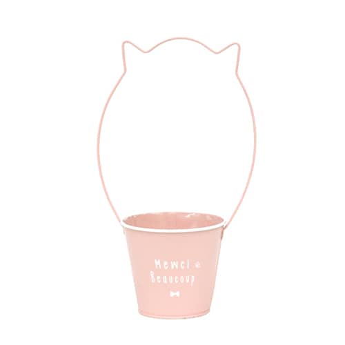 大橋新治商店 ブリキポット ねこかん D3.5号 ピンク 30-3636 1個（ご注文単位1個）【直送品】