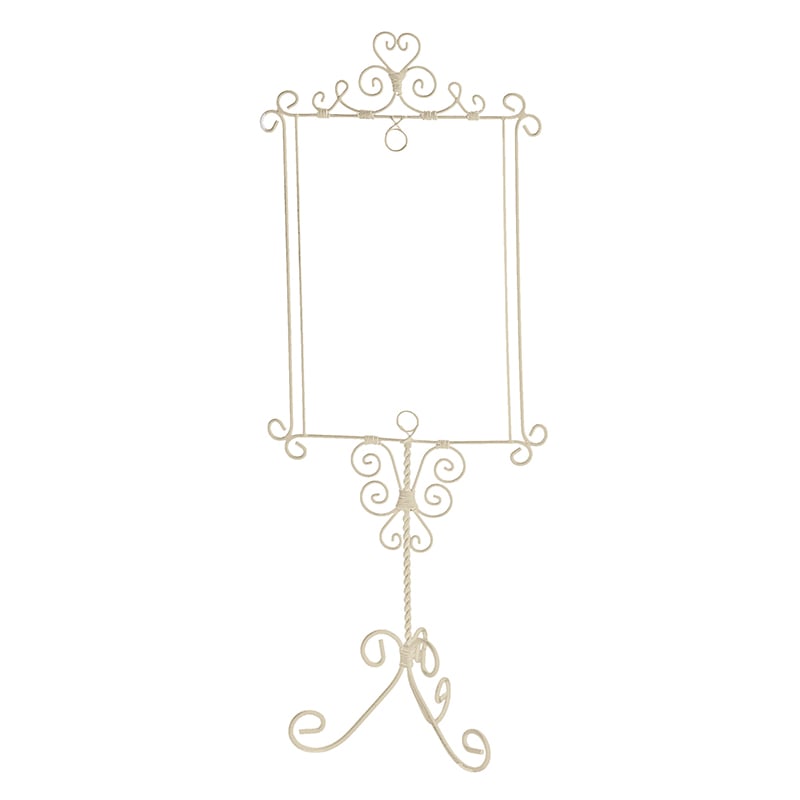 大橋新治商店 フォトスタンド　アイアン アイボリー 30-511 1個（ご注文単位1個）【直送品】