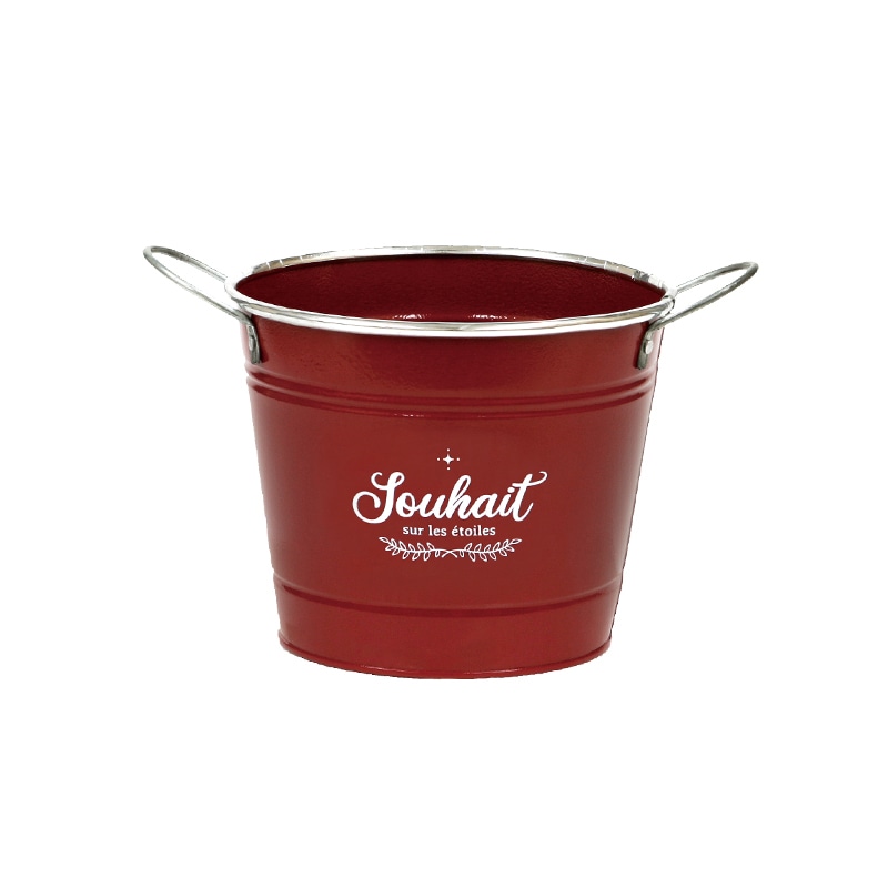 大橋新治商店 ブリキポット キャラット D4号 ワインレッド 31-274 1個(ご注文単位1個)【直送品】