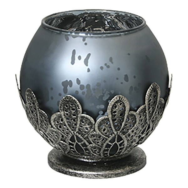 大橋新治商店 キャンドルホルダー グレー 31-313 1個（ご注文単位1個）【直送品】